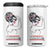 Harris 2024 4 in 1 Can Cooler Tumbler Ladies Voting Kamala Presidential Election TB10 One Size: 16 oz White Print Your Wear
