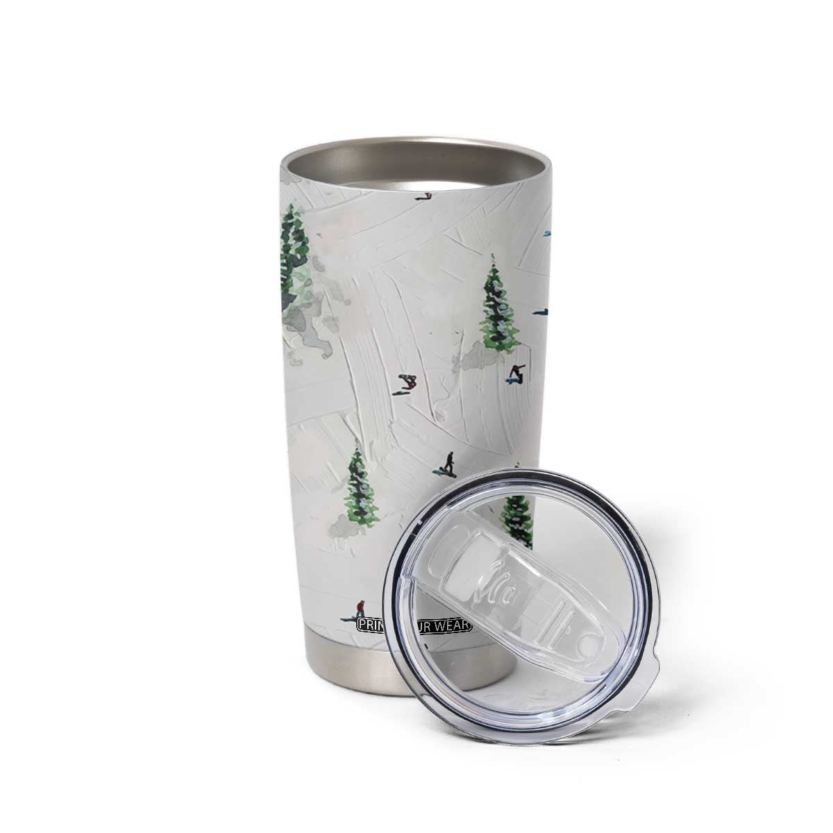 Skiing Gifts Tumbler Cup Funny Ski Gift for Skiers Downhill Skiing TB10 Print Your Wear