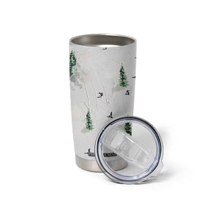 Skiing Gifts Tumbler Cup Funny Ski Gift for Skiers Downhill Skiing TB10 Print Your Wear