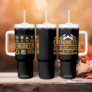 Engineer Gifts Tumbler With Handle Mechanical Aerospace Engineering TB10 Print Your Wear
