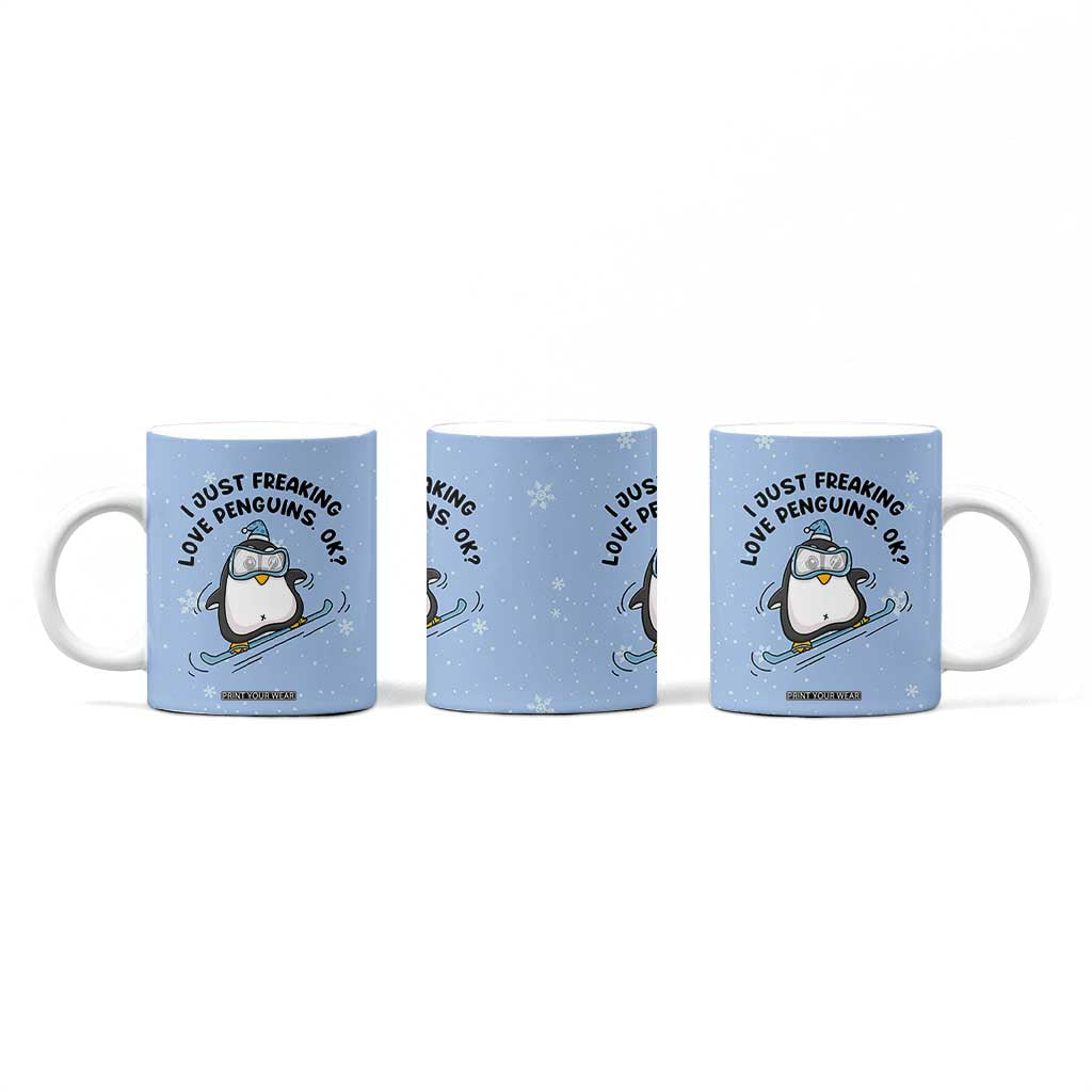 Penguin Gifts Coffee Mug Gift For Girls Friends Teacher Girlfriend Who Loves Penguins TB10 Print Your Wear