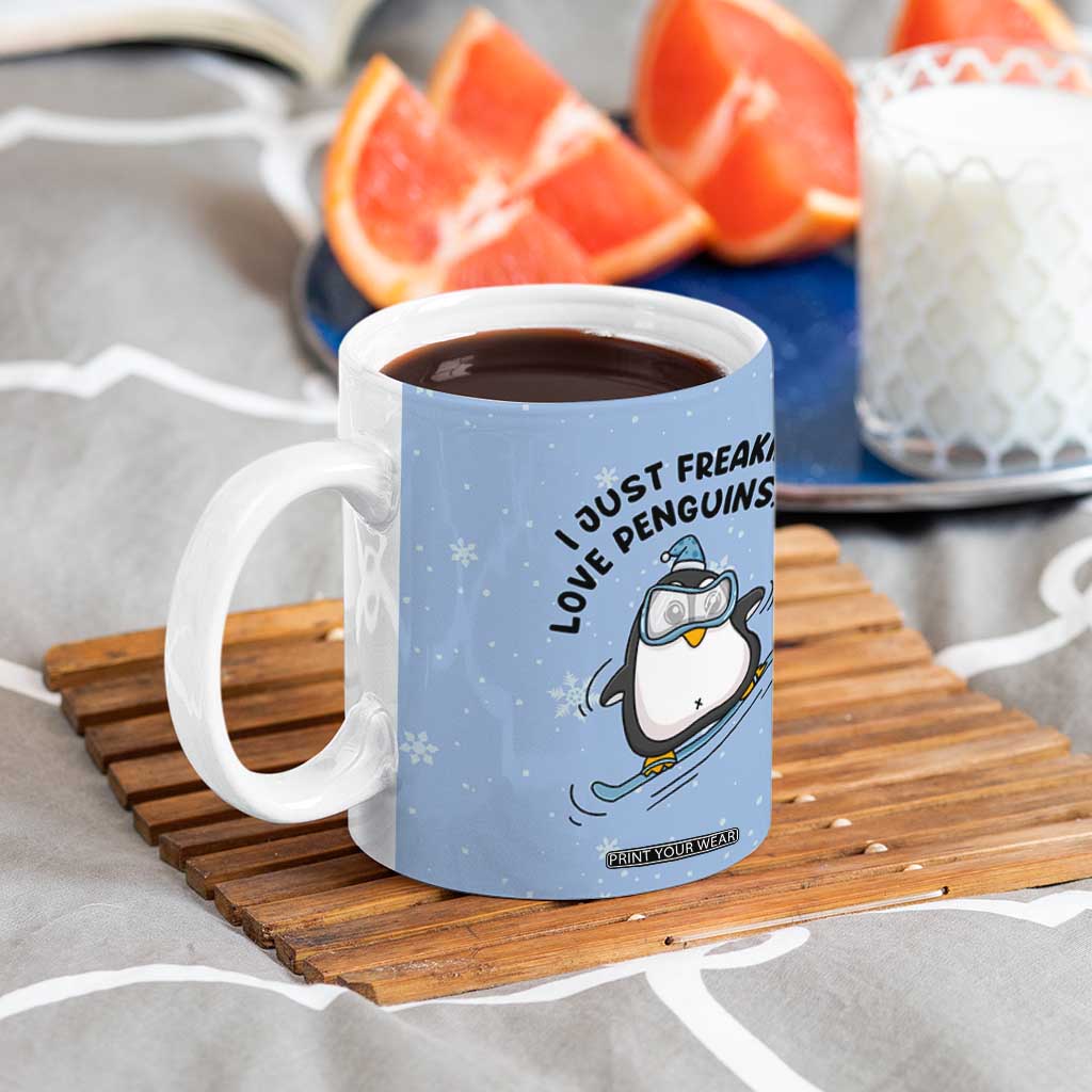 Penguin Gifts Coffee Mug Gift For Girls Friends Teacher Girlfriend Who Loves Penguins TB10 Print Your Wear