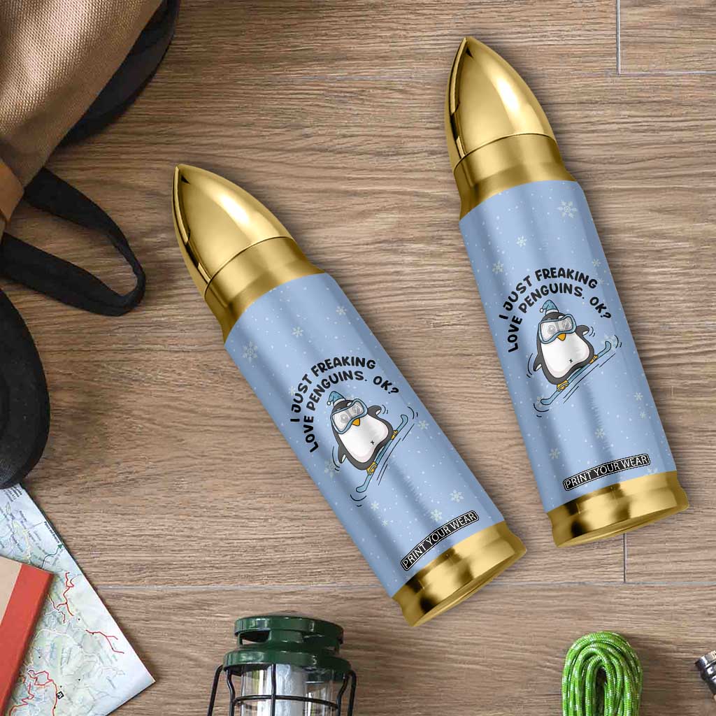 Penguin Gifts Bullet Tumbler Gift For Girls Friends Teacher Girlfriend Who Loves Penguins TB10 Print Your Wear