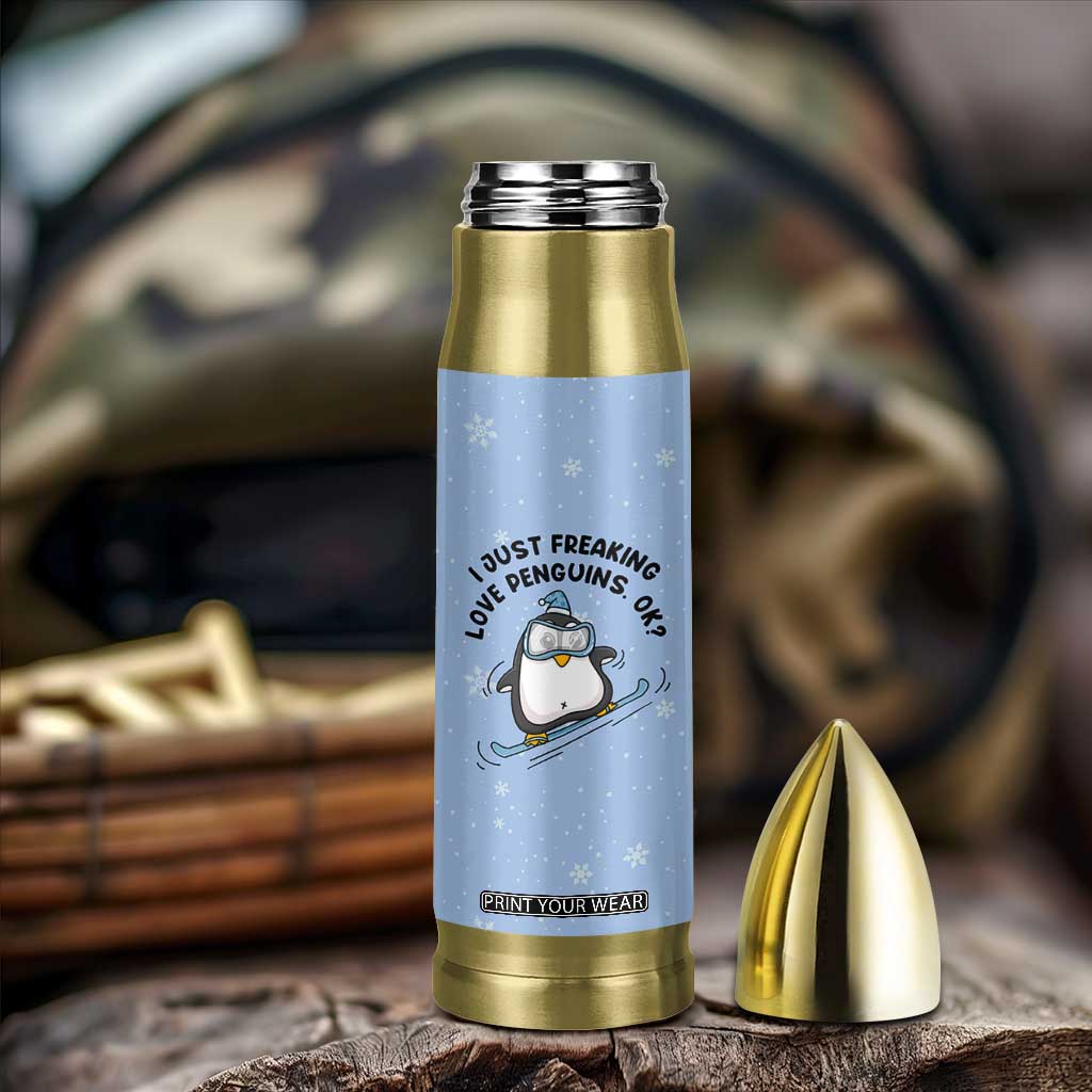 Penguin Gifts Bullet Tumbler Gift For Girls Friends Teacher Girlfriend Who Loves Penguins TB10 Print Your Wear
