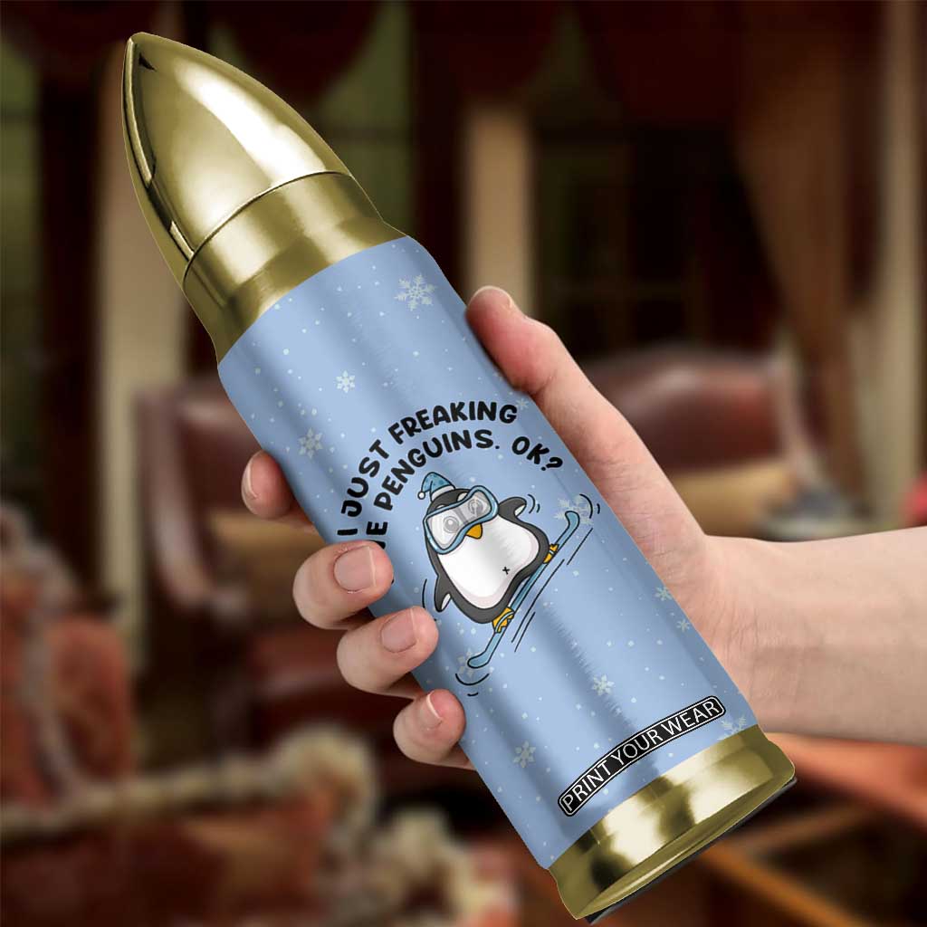 Penguin Gifts Bullet Tumbler Gift For Girls Friends Teacher Girlfriend Who Loves Penguins TB10 Print Your Wear