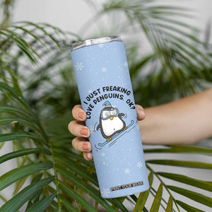 Penguin Gifts Skinny Tumbler Gift For Girls Friends Teacher Girlfriend Who Loves Penguins TB10 Print Your Wear