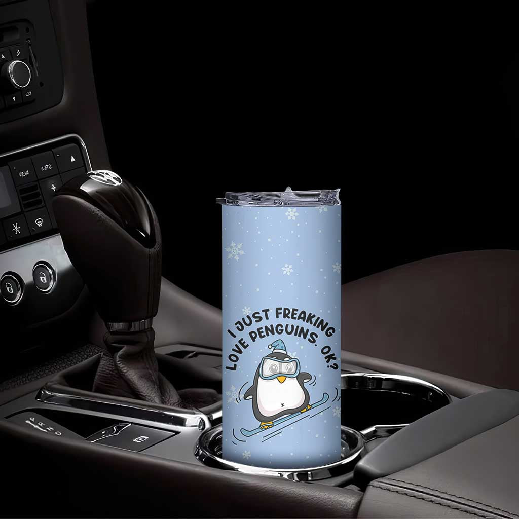 Penguin Gifts Skinny Tumbler Gift For Girls Friends Teacher Girlfriend Who Loves Penguins TB10 Print Your Wear