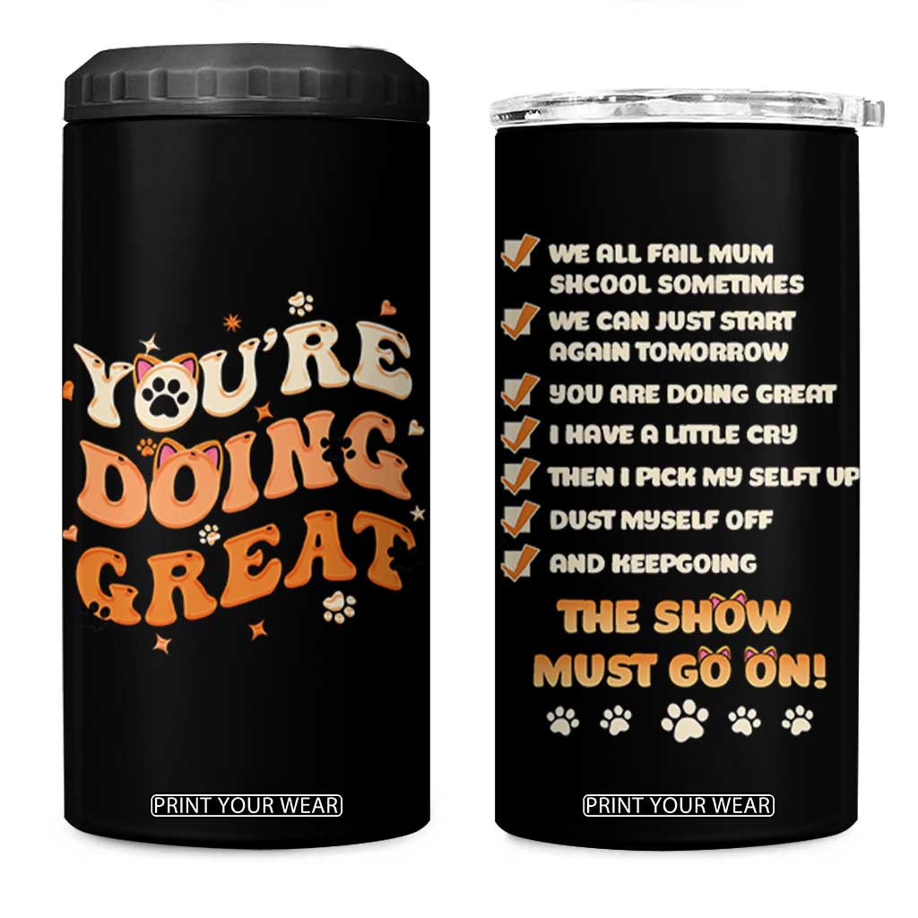 Birthday Gifts For Mom 4 in 1 Can Cooler Tumbler From Daughter Son Cute Mother Day Gift TB10 One Size: 16 oz Black Print Your Wear
