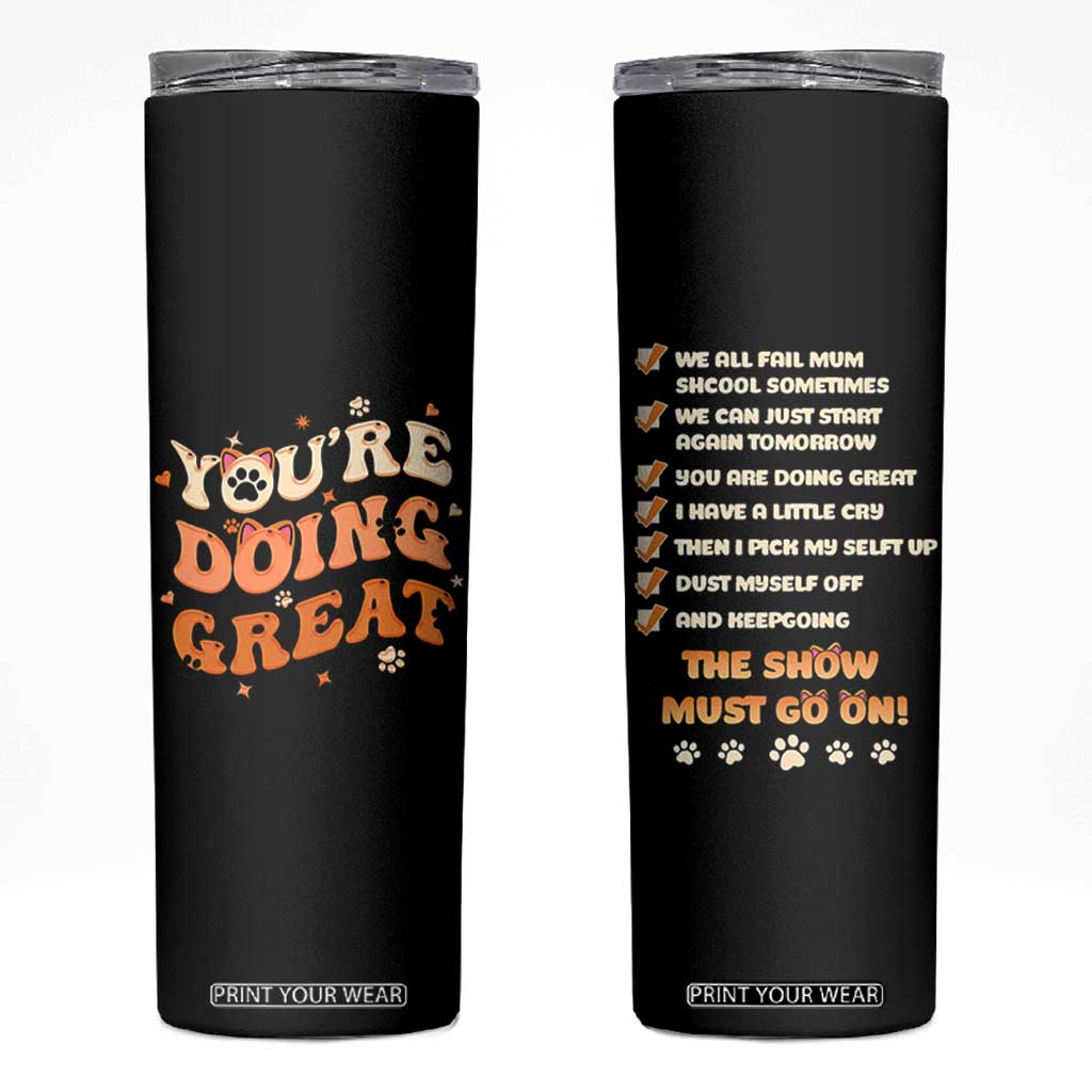 Birthday Gifts For Mom Skinny Tumbler From Daughter Son Cute Mother Day Gift TB10 Black Print Your Wear