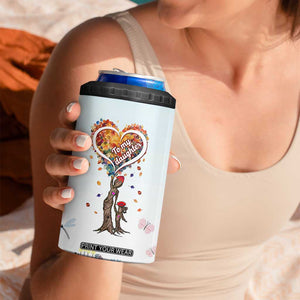 Daughter Gift From Mom 4 in 1 Can Cooler Tumbler Valentines Day Gifts For Daughters TB10 Print Your Wear