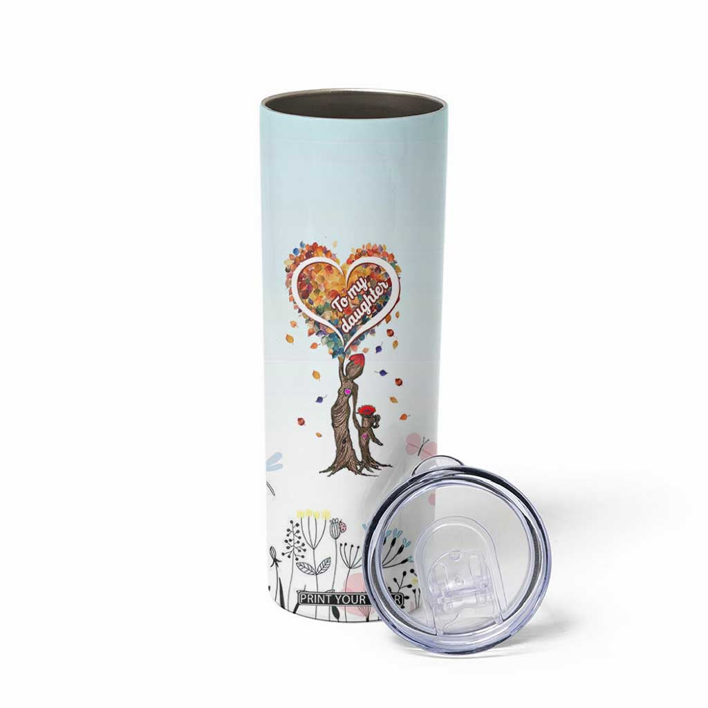 Daughter Gift From Mom Skinny Tumbler Valentines Day Gifts For Daughters TB10 Print Your Wear