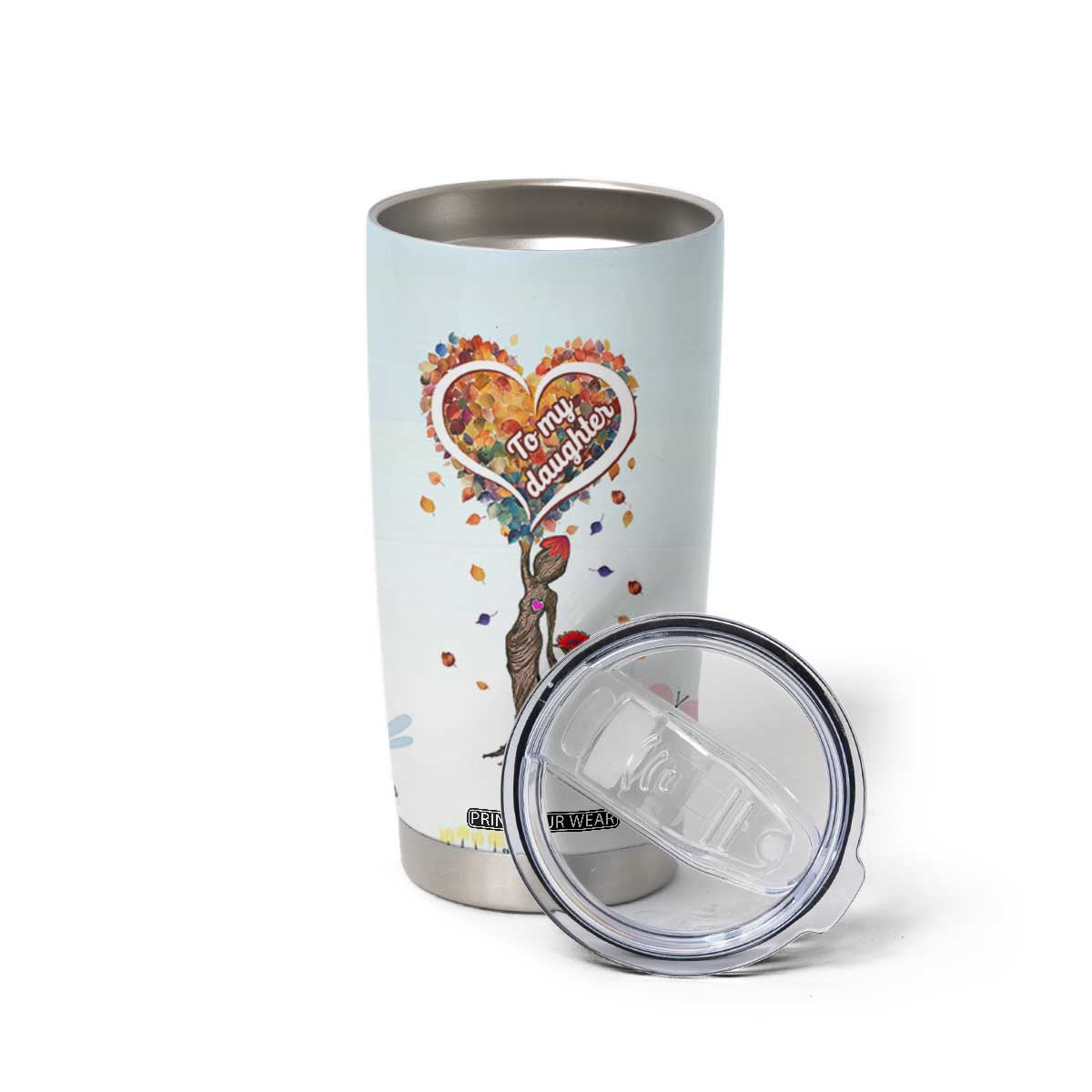 Daughter Gift From Mom Tumbler Cup Valentines Day Gifts For Daughters TB10 Print Your Wear