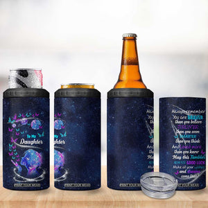 Daughter Gifts 4 in 1 Can Cooler Tumbler Valentines Day Gift For Daughters Adult TB10 Print Your Wear
