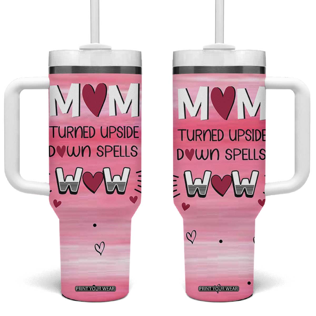 Funny Birthday Gifts For Mom Tumbler With Handle From Daughter Son Sarcastic Mother Day Gift TB10 One Size: 40 oz Pink Print Your Wear