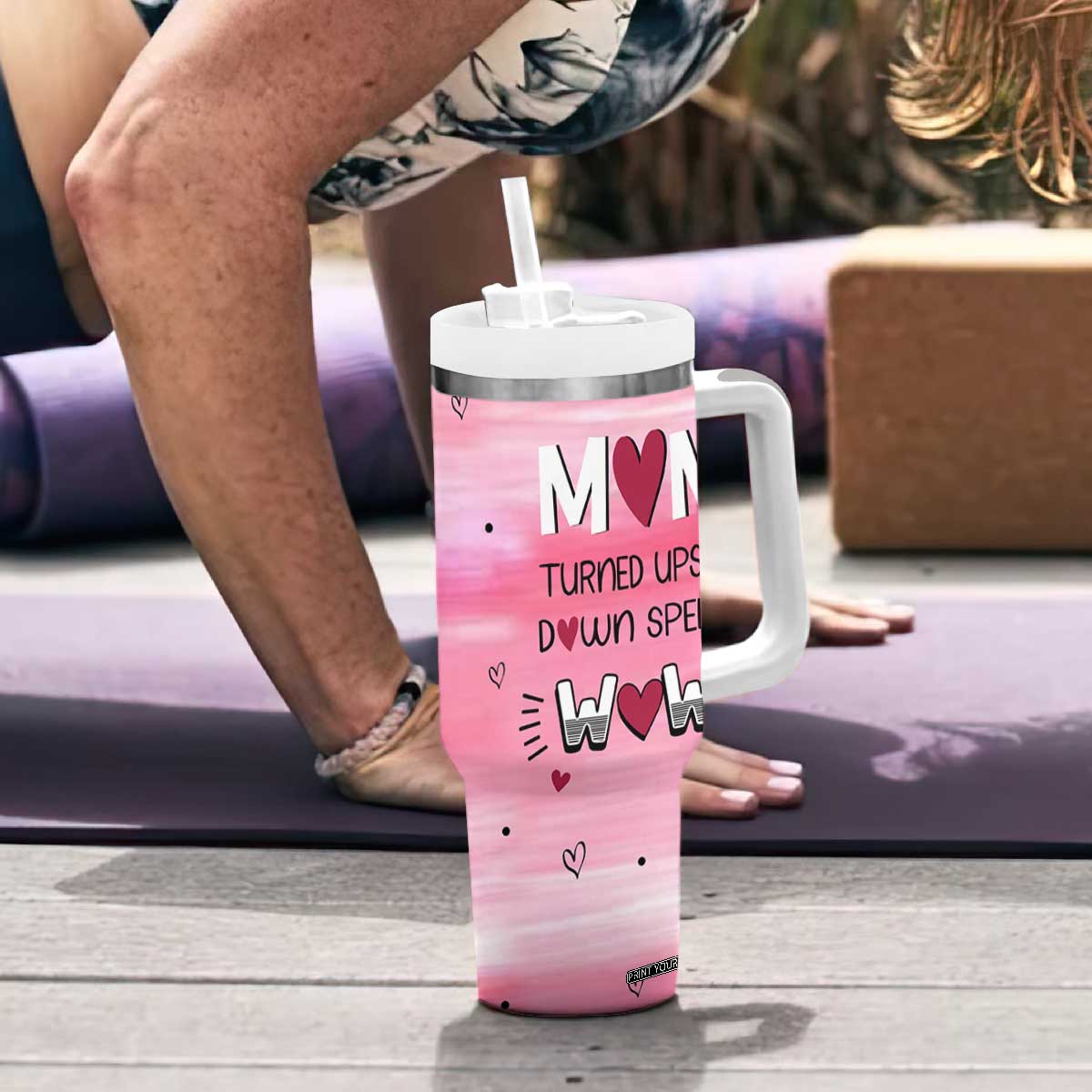 Funny Birthday Gifts For Mom Tumbler With Handle From Daughter Son Sarcastic Mother Day Gift TB10 Print Your Wear