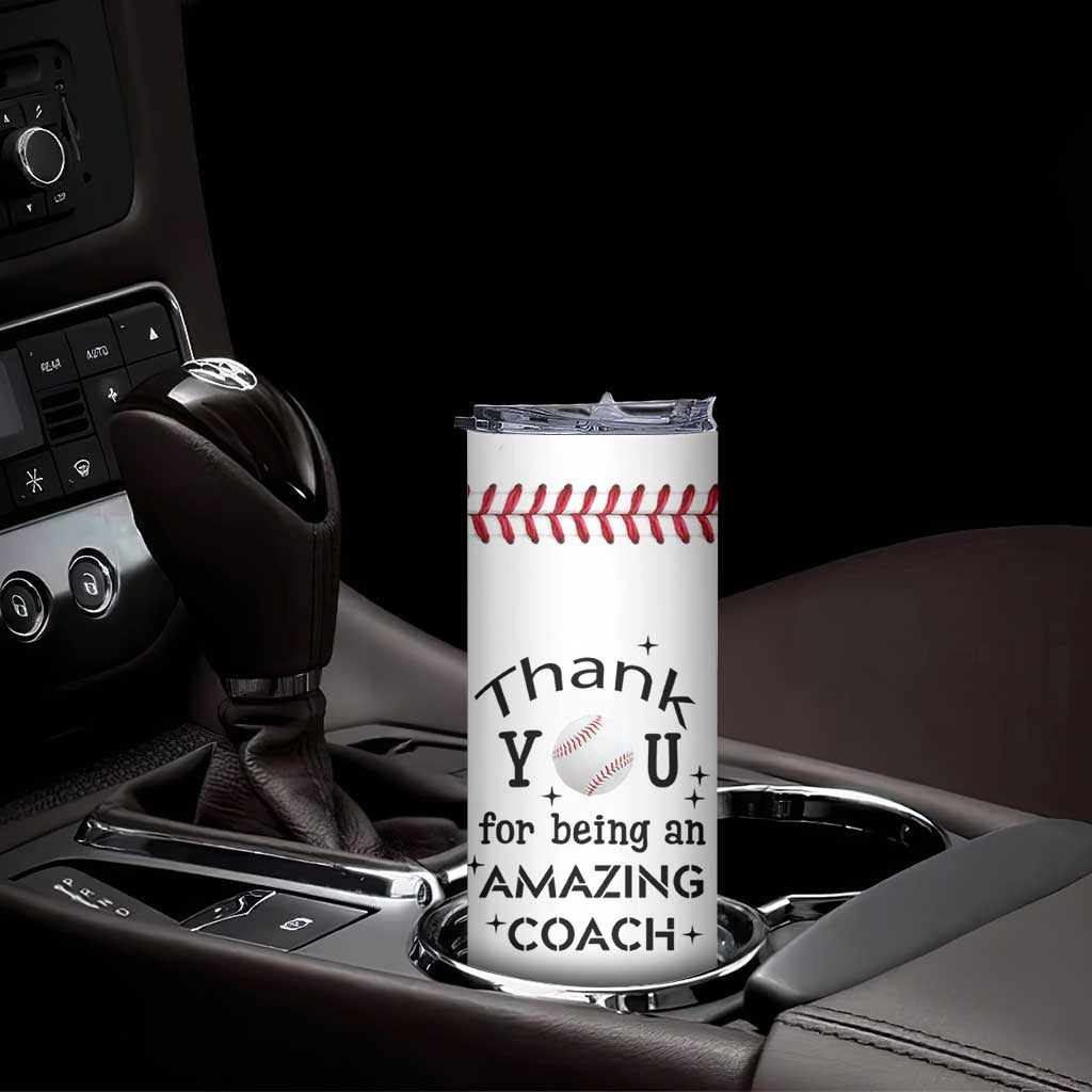 Baseball Coach Gifts Skinny Tumbler Thank You Coaches Appreciation Retirement Gift TB10 Print Your Wear