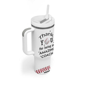 Baseball Coach Gifts Tumbler With Handle Thank You Coaches Appreciation Retirement Gift TB10 Print Your Wear