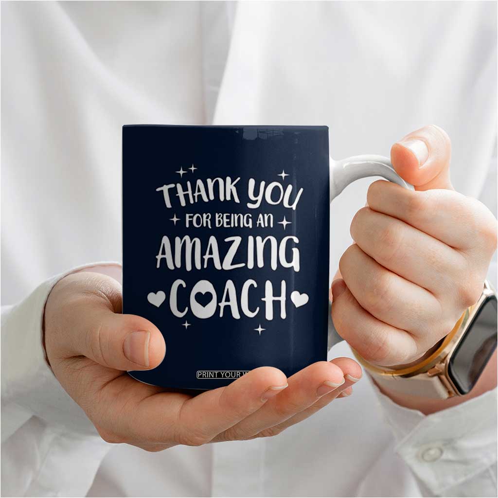 Coach Thank You Coffee Mug Basketball Football Sports Coach Appreciation Gifts TB10 Print Your Wear