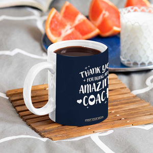 Coach Thank You Coffee Mug Basketball Football Sports Coach Appreciation Gifts TB10 Print Your Wear