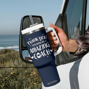 Coach Thank You Tumbler With Handle Basketball Football Sports Coach Appreciation Gifts TB10 Print Your Wear