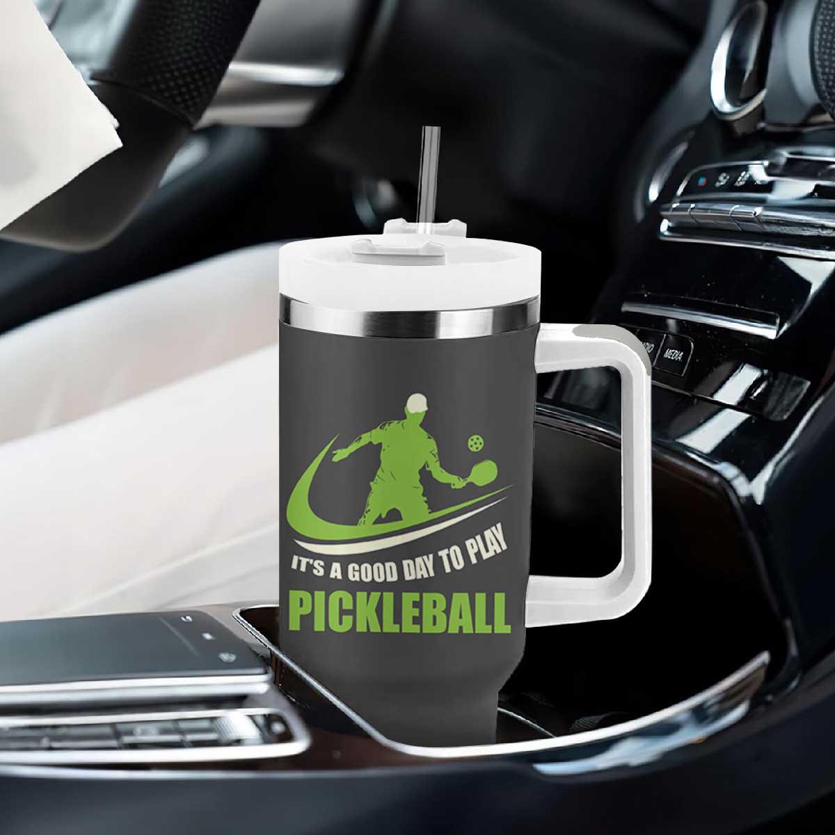 Funny Pickleball Tumbler With Handle It's A Good Days To Play Pickleball Dink Player Coach TB10 Print Your Wear