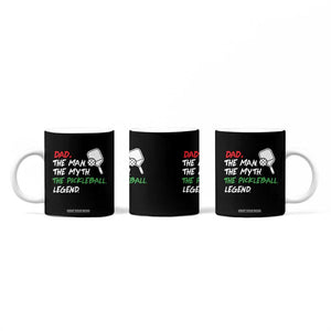 Vintage Pickleball Dad Coffee Mug Retro Pickleball Gift for Him Fathers Day TB10 Print Your Wear