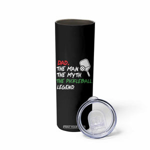 Vintage Pickleball Dad Skinny Tumbler Retro Pickleball Gift for Him Fathers Day TB10 Print Your Wear