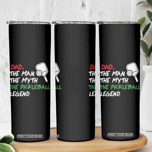 Vintage Pickleball Dad Skinny Tumbler Retro Pickleball Gift for Him Fathers Day TB10 Print Your Wear