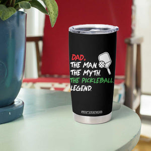Vintage Pickleball Dad Tumbler Cup Retro Pickleball Gift for Him Fathers Day TB10 Print Your Wear