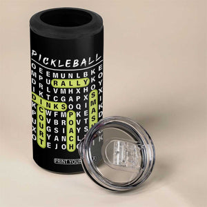 Funny Pickleball Lovers 4 in 1 Can Cooler Tumbler Pickleball Gift for Coach Player Him Her TB10 Print Your Wear