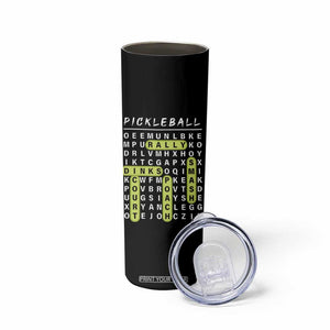 Funny Pickleball Lovers Skinny Tumbler Pickleball Gift for Coach Player Him Her TB10 Print Your Wear