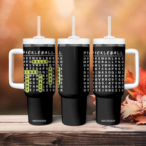 Funny Pickleball Lovers Tumbler With Handle Pickleball Gift for Coach Player Him Her TB10 Print Your Wear