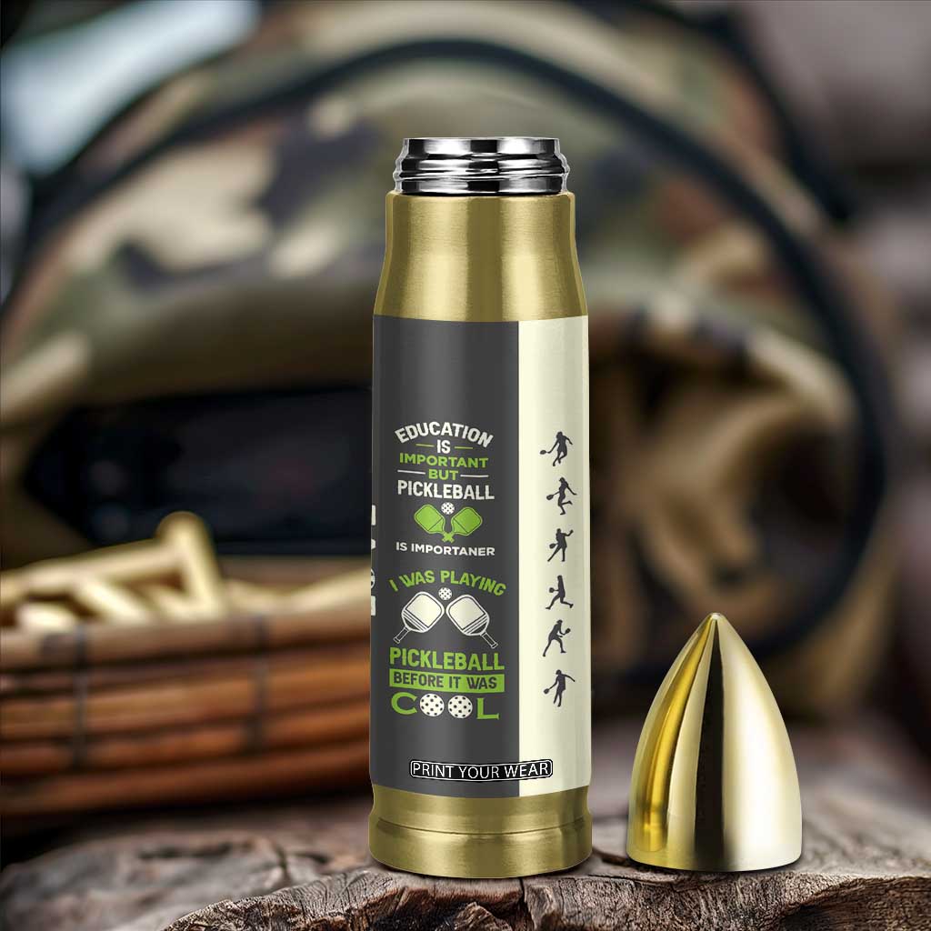 Pickleball Bullet Tumbler Gift for Pickle Ball Lovers Pickleballs Coach Player TB10 Print Your Wear