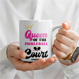 Pickleball Gifts For Women Coffee Mug Queen Of The Court TB10 Print Your Wear