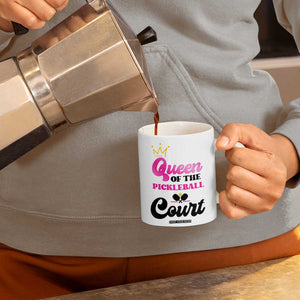 Pickleball Gifts For Women Coffee Mug Queen Of The Court TB10 Print Your Wear