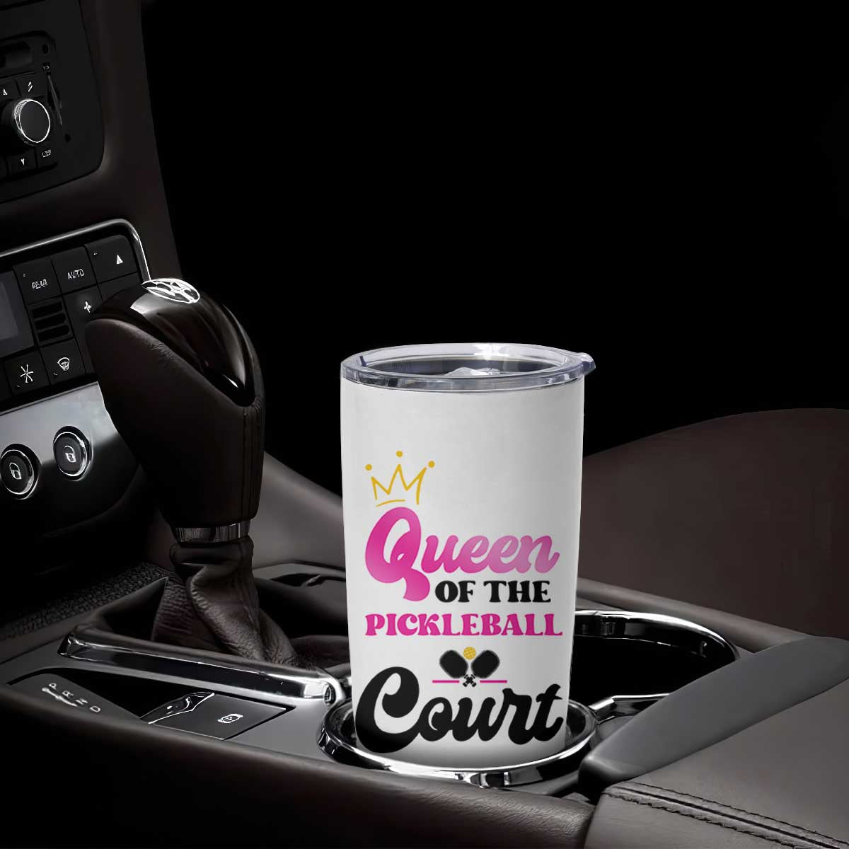 Pickleball Gifts For Women Tumbler Cup Queen Of The Court TB10 Print Your Wear