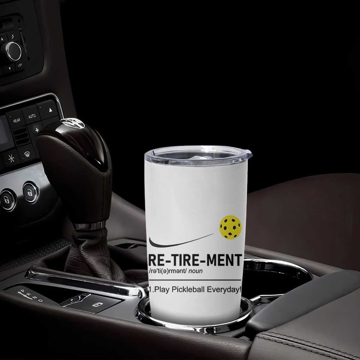 Pickleball Lover Retirement Tumbler Cup Funny Pickle Ball Player Retiree TB10 Print Your Wear