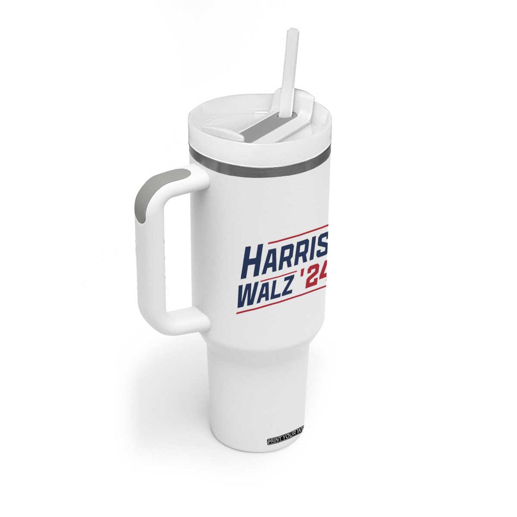 Harris Walz 2024 Tumbler With Handle Kamala Presidential Election TB10 Print Your Wear