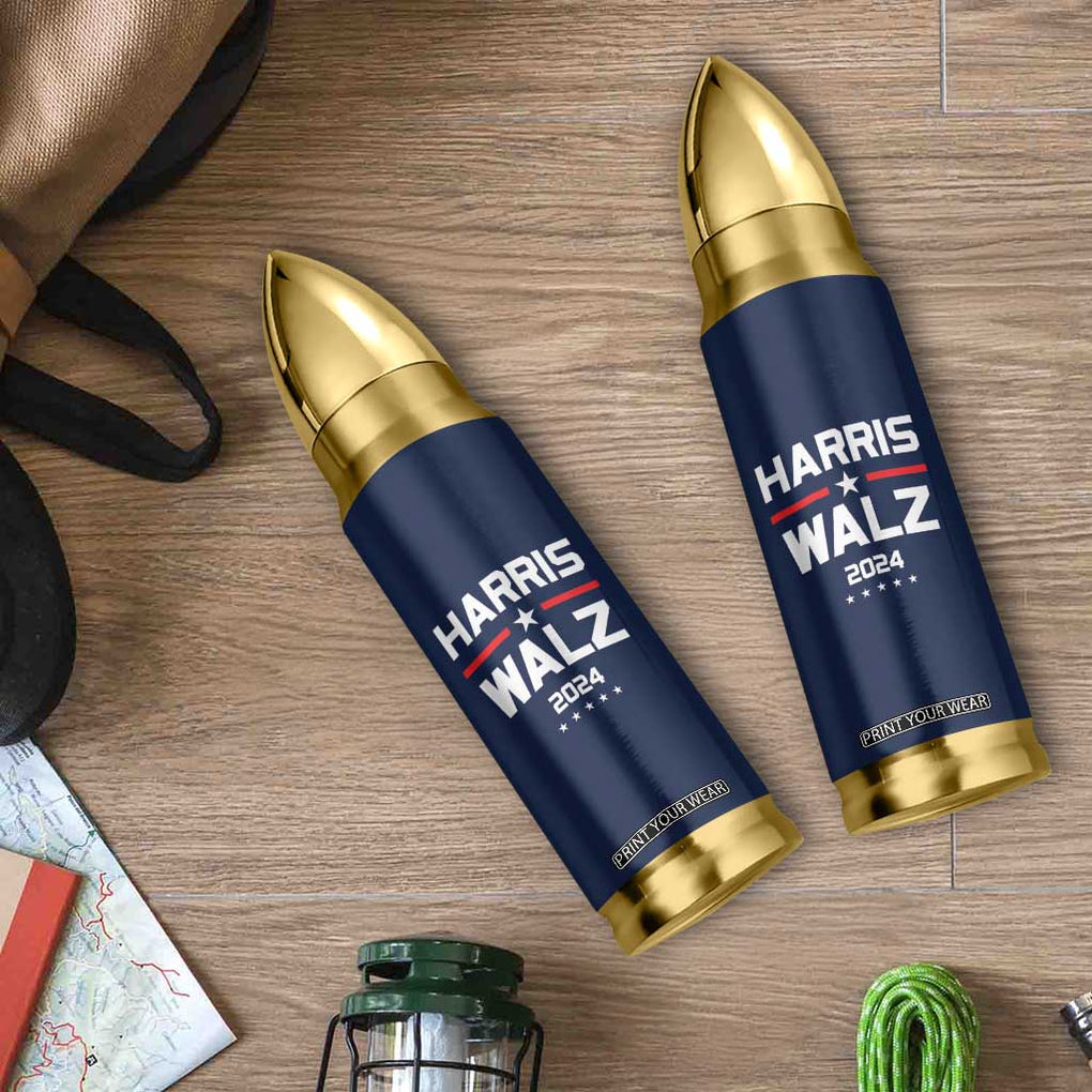 Kamala Harris Tim Walz 2024 Presidential Election Bullet Tumbler TB10 Print Your Wear