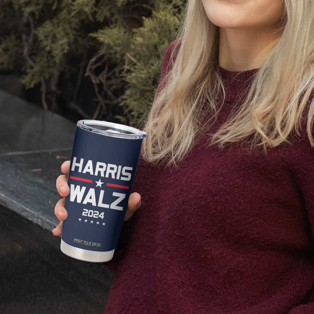 Harris Walz 2024 Tumbler Cup Kamala Tim Walzt Presidential Election TB10 Print Your Wear