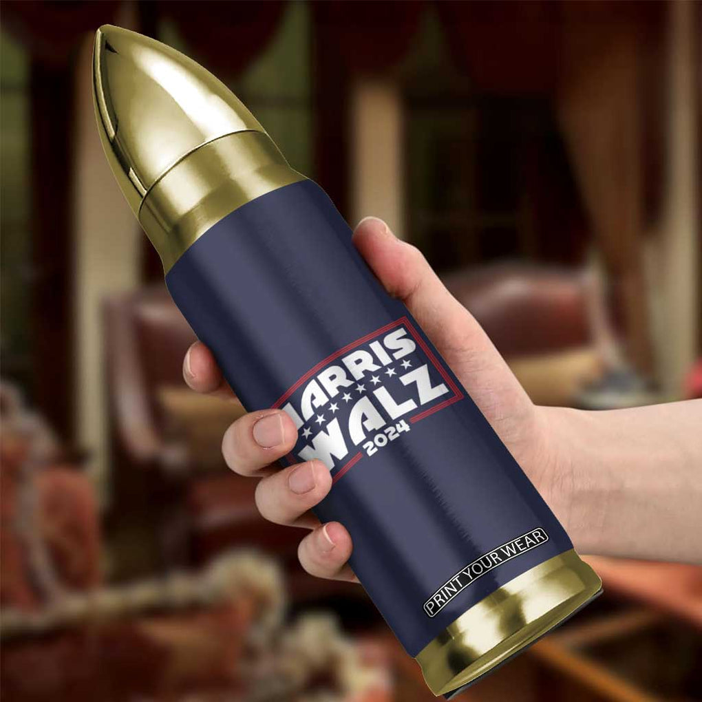 Harris Walz 2024 Election Bullet Tumbler We're Not Going Back Kamala Madam President TB10 Print Your Wear