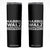 Harris Walz 2024 Skinny Tumbler Kamala Tim Walzt Presidential Election Retro Stripe TB10 Black Print Your Wear