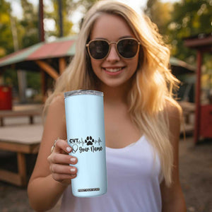 Personalized Vet Tech Skinny Tumbler Vet Staff Appreciation Gift Tarot Card Custom Name TB10 Print Your Wear