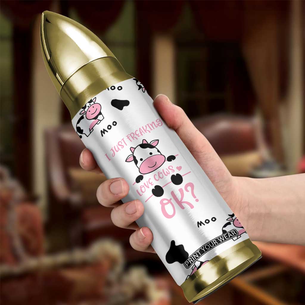 Cow Gifts For Women Bullet Tumbler Funny Cow Lovers Gift For Women Girlfrend Kids TB10 Print Your Wear
