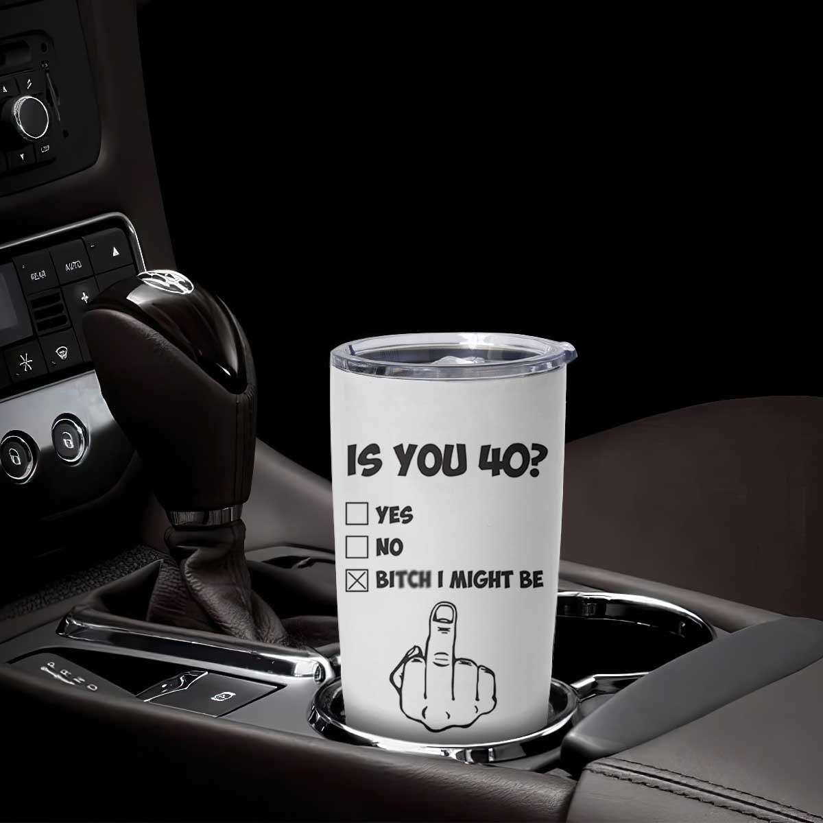 Funny 40th Birthday Tumbler Cup Funny Is You 40 Year Old 1986 Birthday Gifts TB10 Print Your Wear