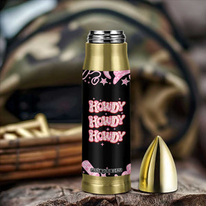 Howdy Cowgirl Bullet Tumbler Western Girl Country Rodeo Pink Cowgirl TB10 Print Your Wear