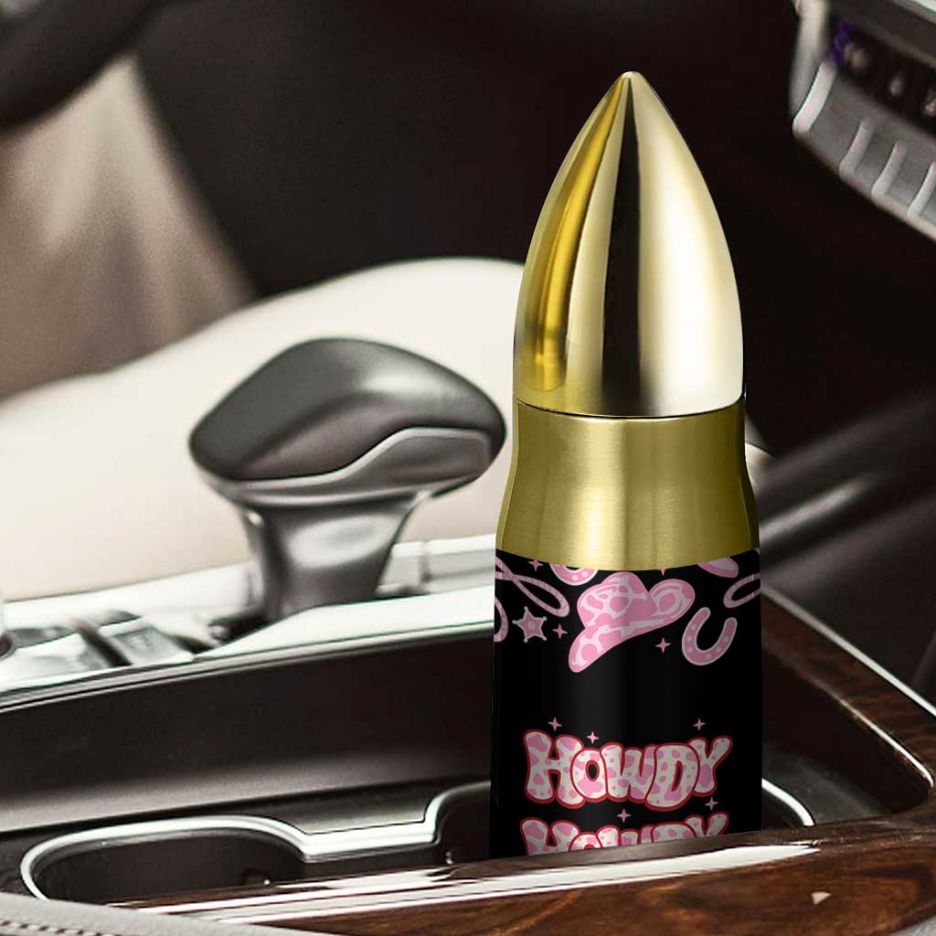 Howdy Cowgirl Bullet Tumbler Western Girl Country Rodeo Pink Cowgirl TB10 Print Your Wear
