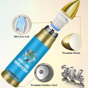 Social Worker Gifts Bullet Tumbler Appreciation Gifts For Social Works Practitioner TB10 Print Your Wear
