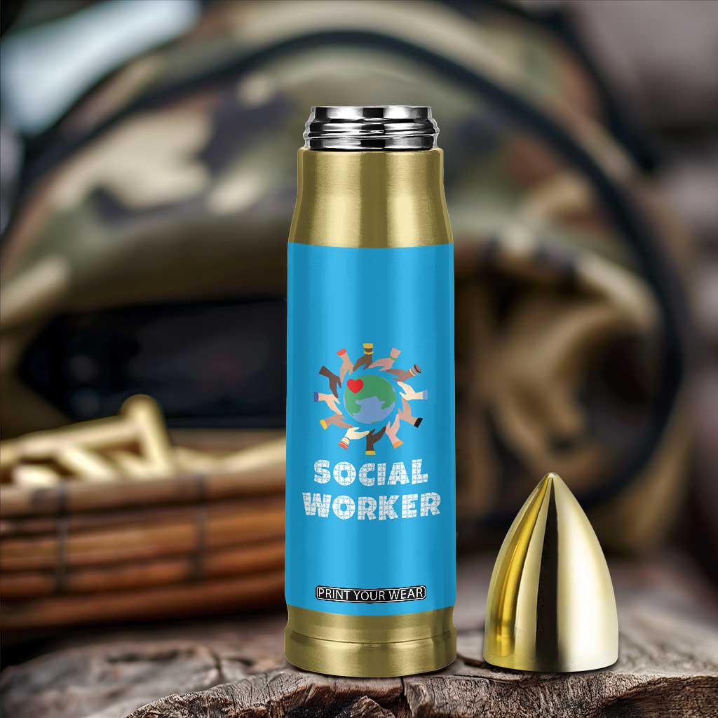 Social Worker Gifts Bullet Tumbler Appreciation Gifts For Social Works Practitioner TB10 Print Your Wear