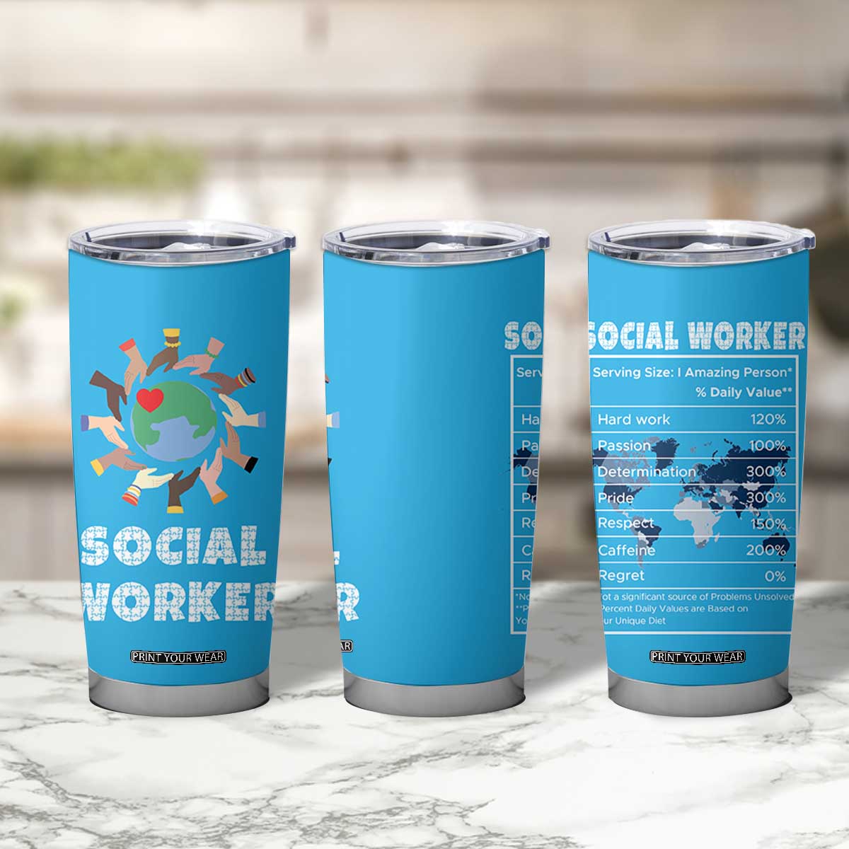 Social Worker Gifts Tumbler Cup Appreciation Gifts For Social Works Practitioner TB10 Print Your Wear